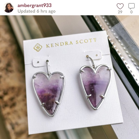 KENDRA SCOTT Ansley Heart Pendant Necklace In Rose Quartz - Picture 11 of 16